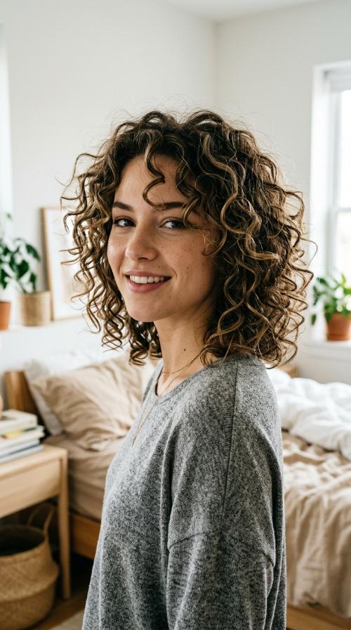 Messy Bedhead Curls