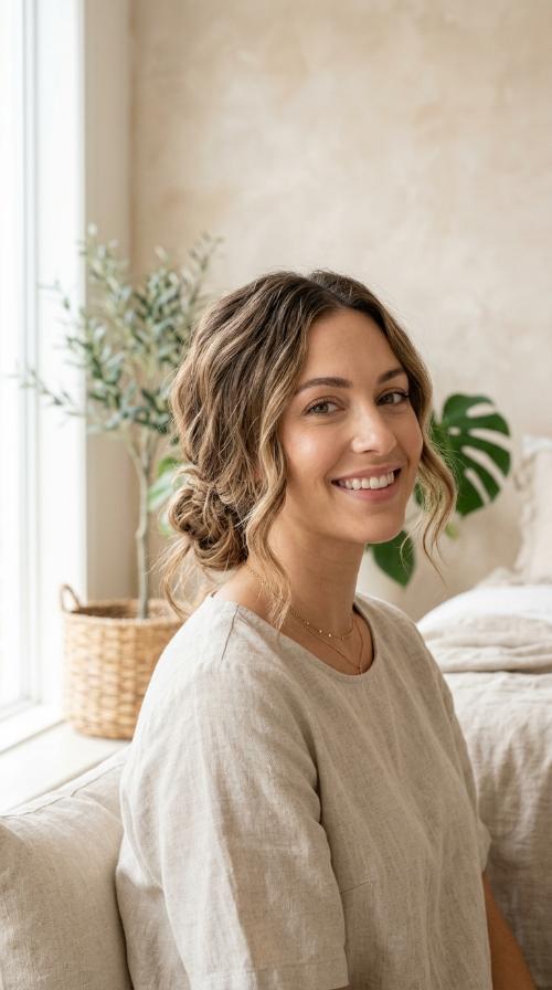 Messy Low Bun
