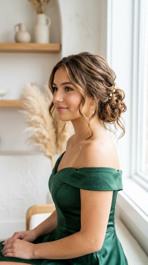Messy Side Chignon