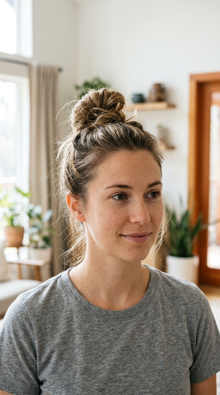 Messy Top Knot