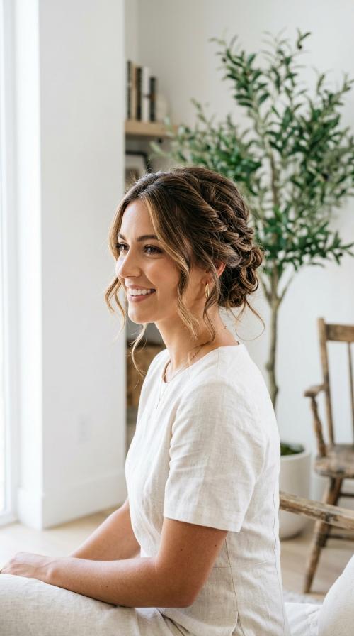 Messy Twisted Updo