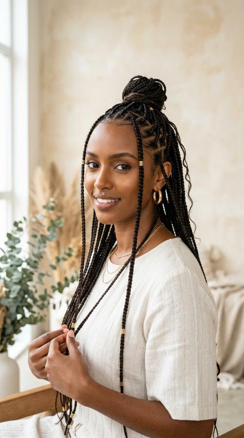 Micro Tribal Braids for Maximum Detail