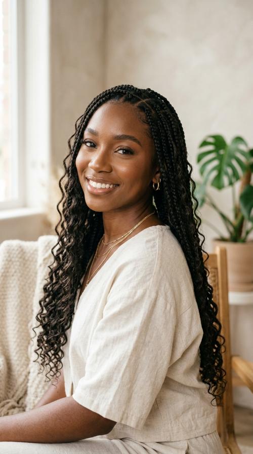 Mid-Back Deep Wave Boho
