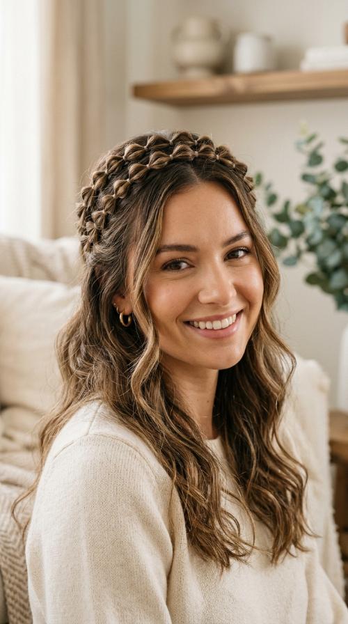 Miniature Bubble Braid Halos
