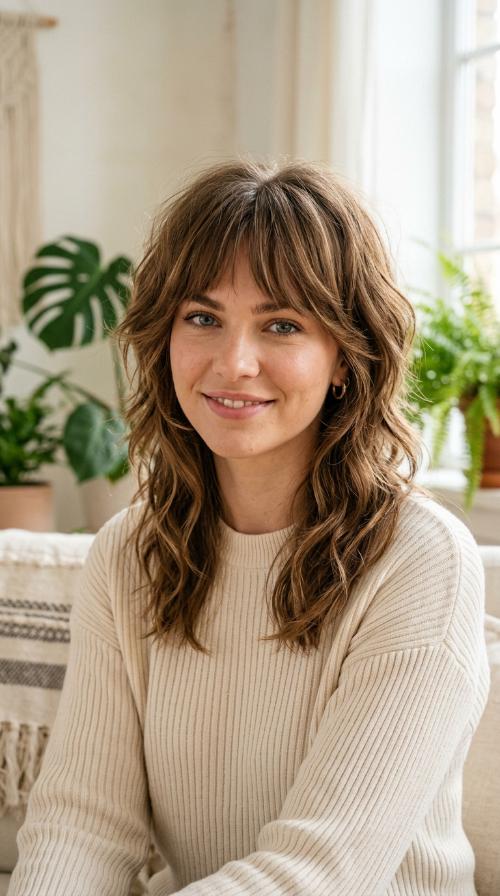 Modern Layered Wolf Cut