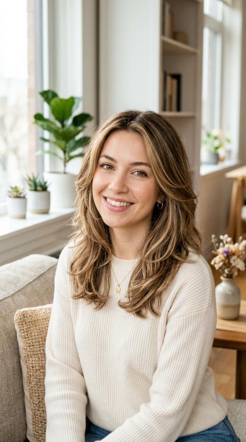 Multi-Tonal Bronde Layered Style