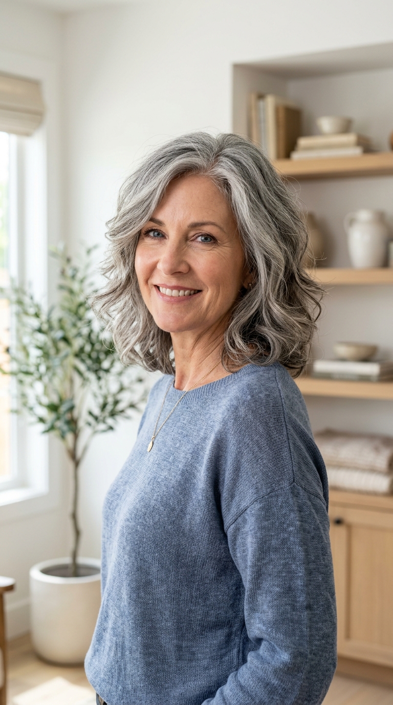 Natural Gray Texture Cut