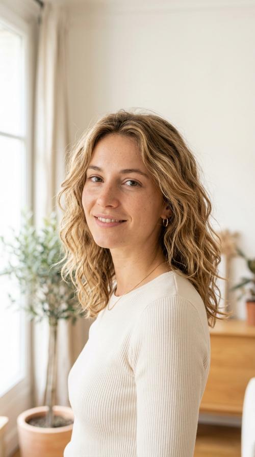 Natural Texture Air-Dried Midi