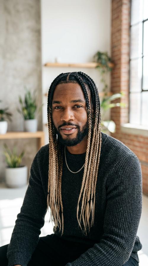 Ombre Box Braids
