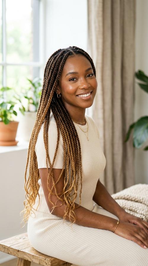 Ombre Honey Braids