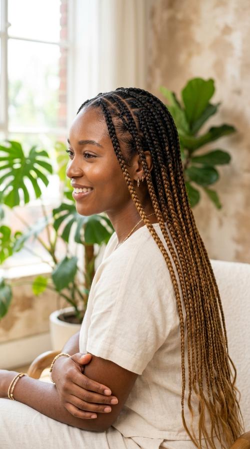 Ombre Stitch Braids