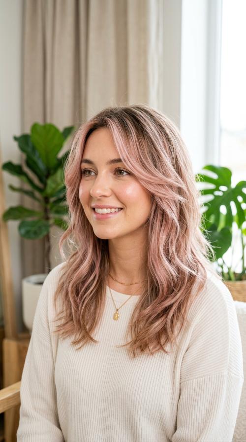 Pastel Pink Tinted Layers