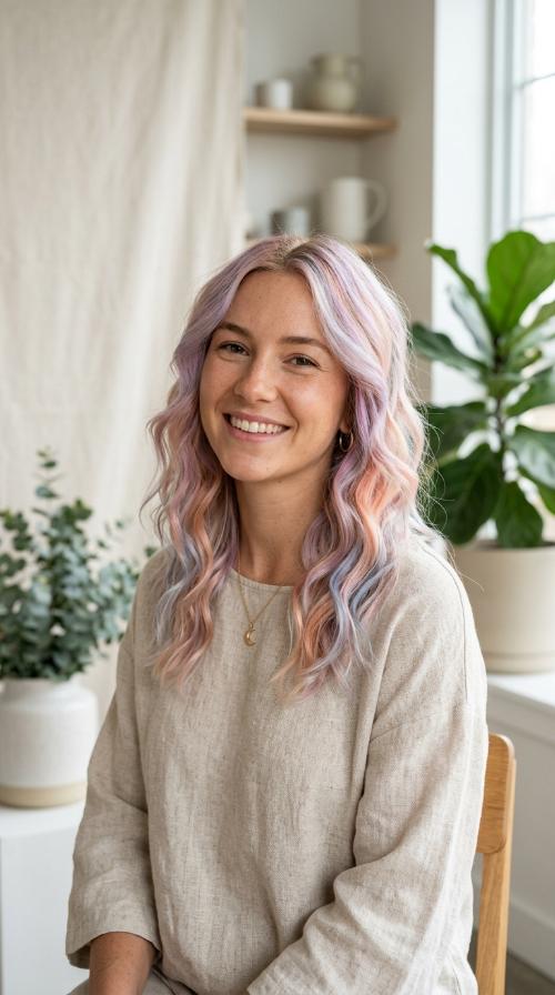 Pastel Tinted Waves