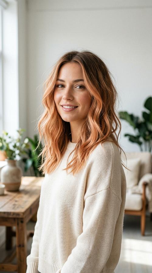 Peachy Apricot Tints