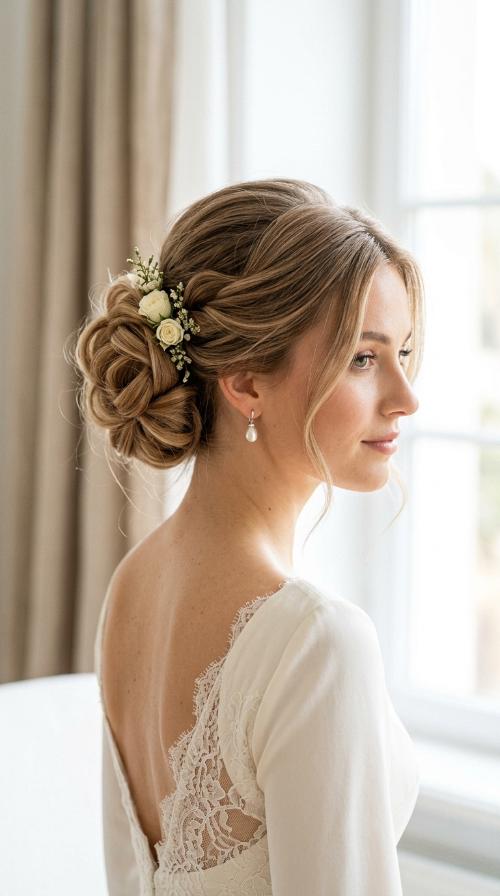 Petal-Effect Layered Bun