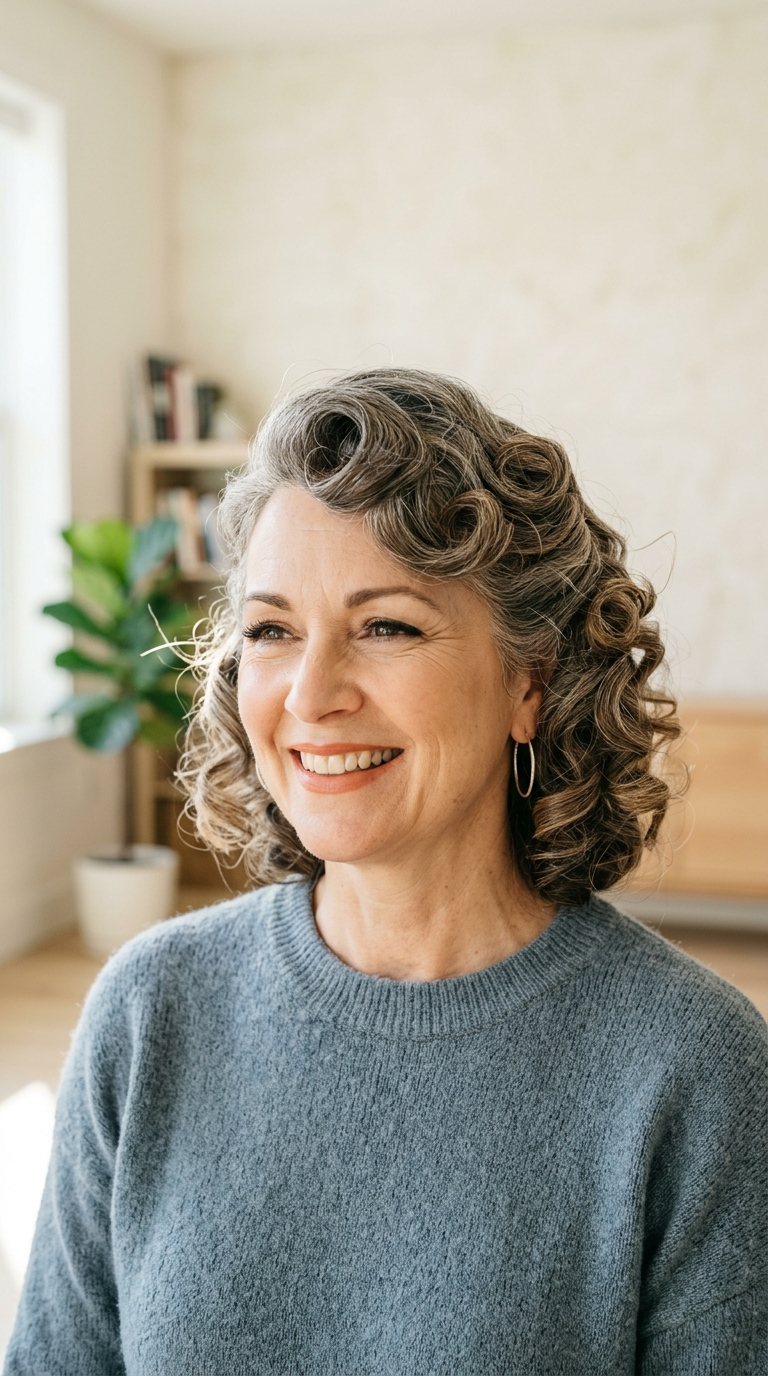 Pin-Up Inspired Curls