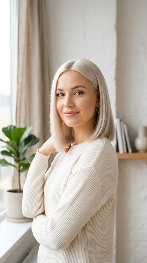 Platinum Sleek Lob