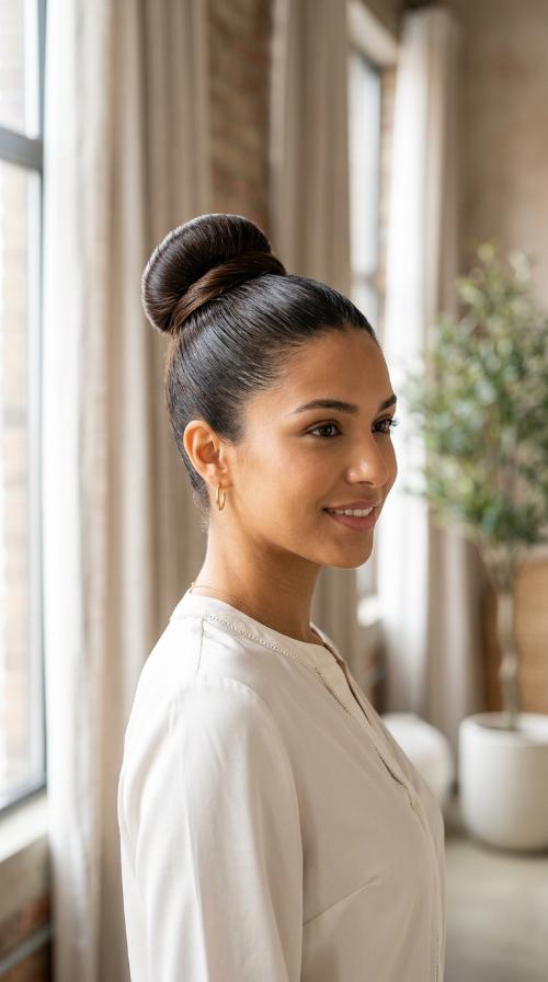 Polished High Bun