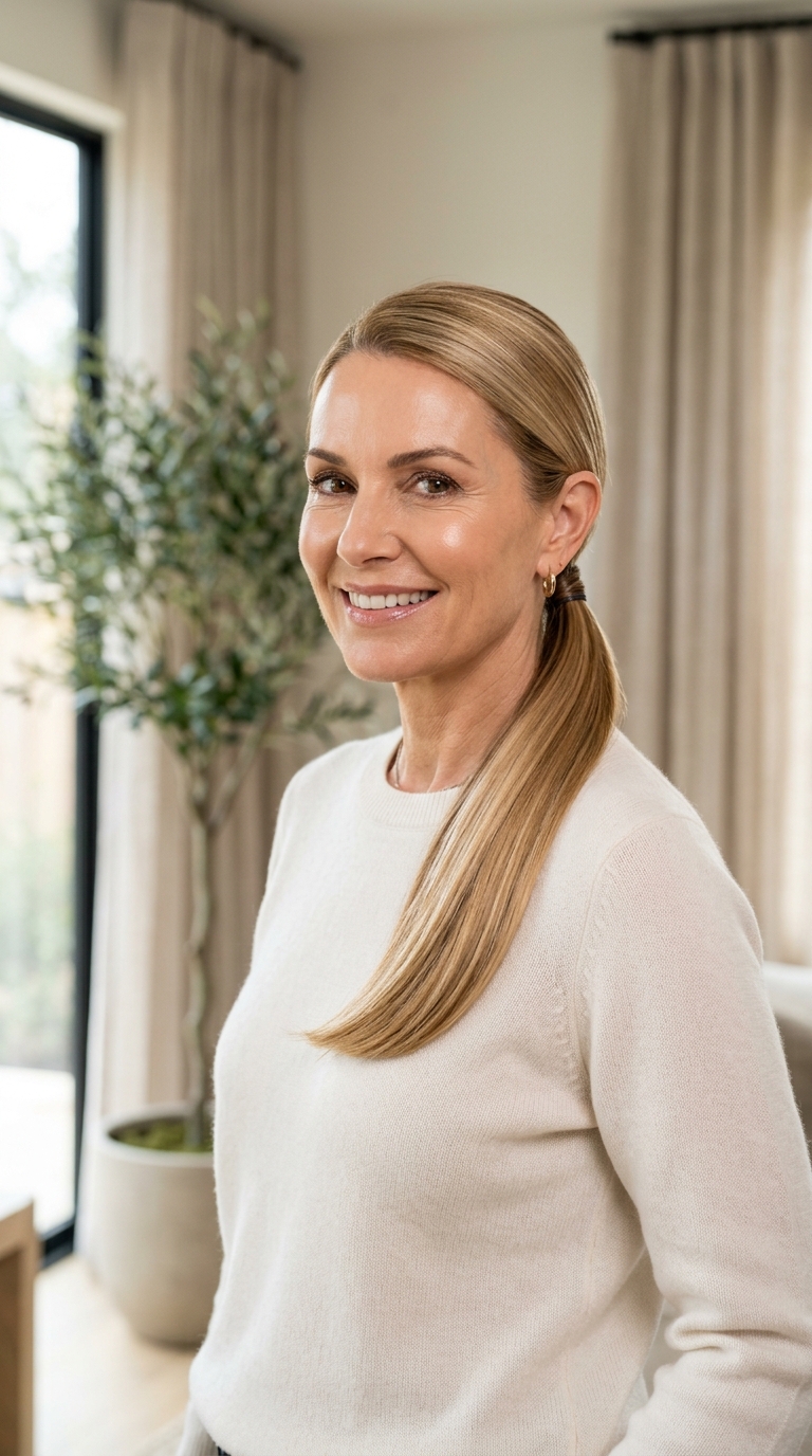 Polished Low Ponytail