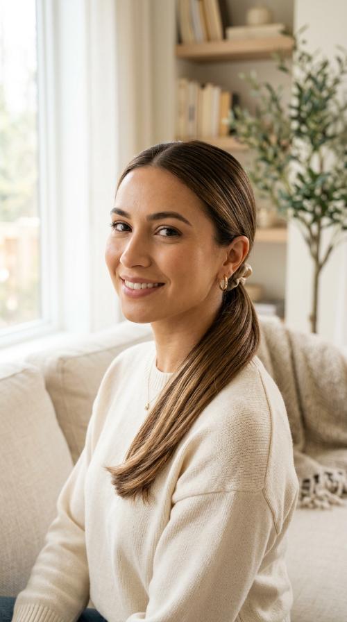 Polished Low Ponytail