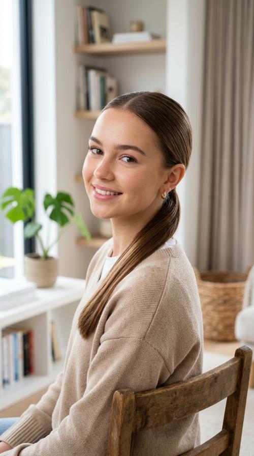 Polished Low Ponytail