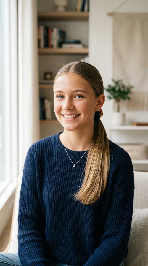 Polished Low Ponytail