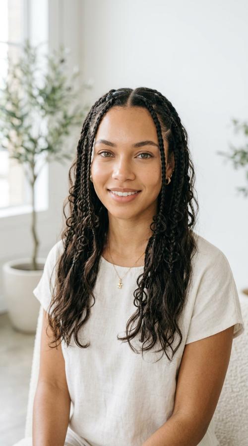 Pull-Through Accent Braids