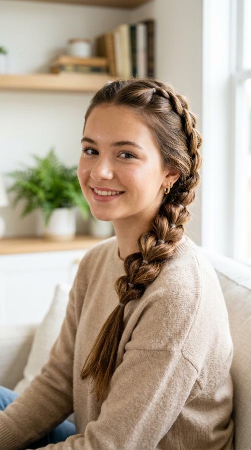 Pull-Through Braid