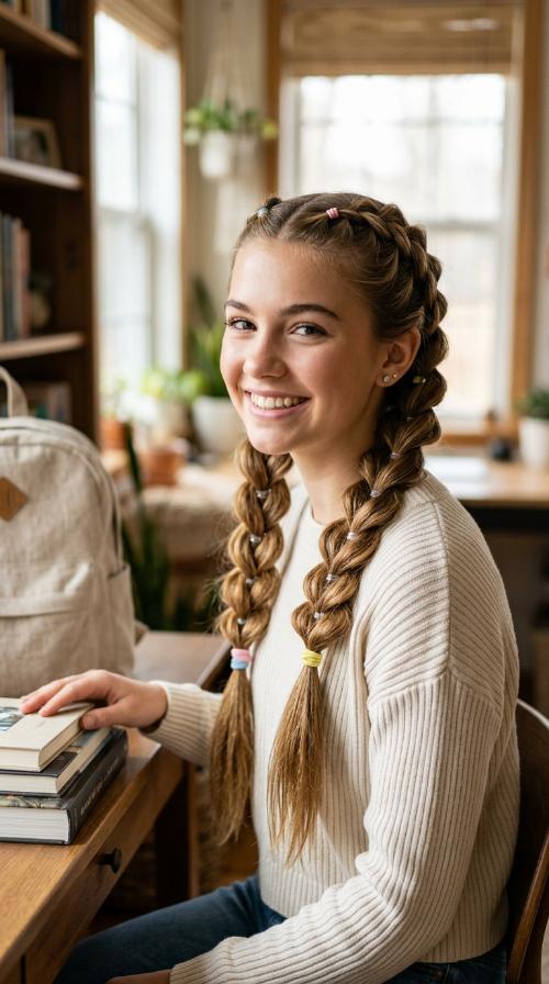 Pull-Through Braid Pigtails
