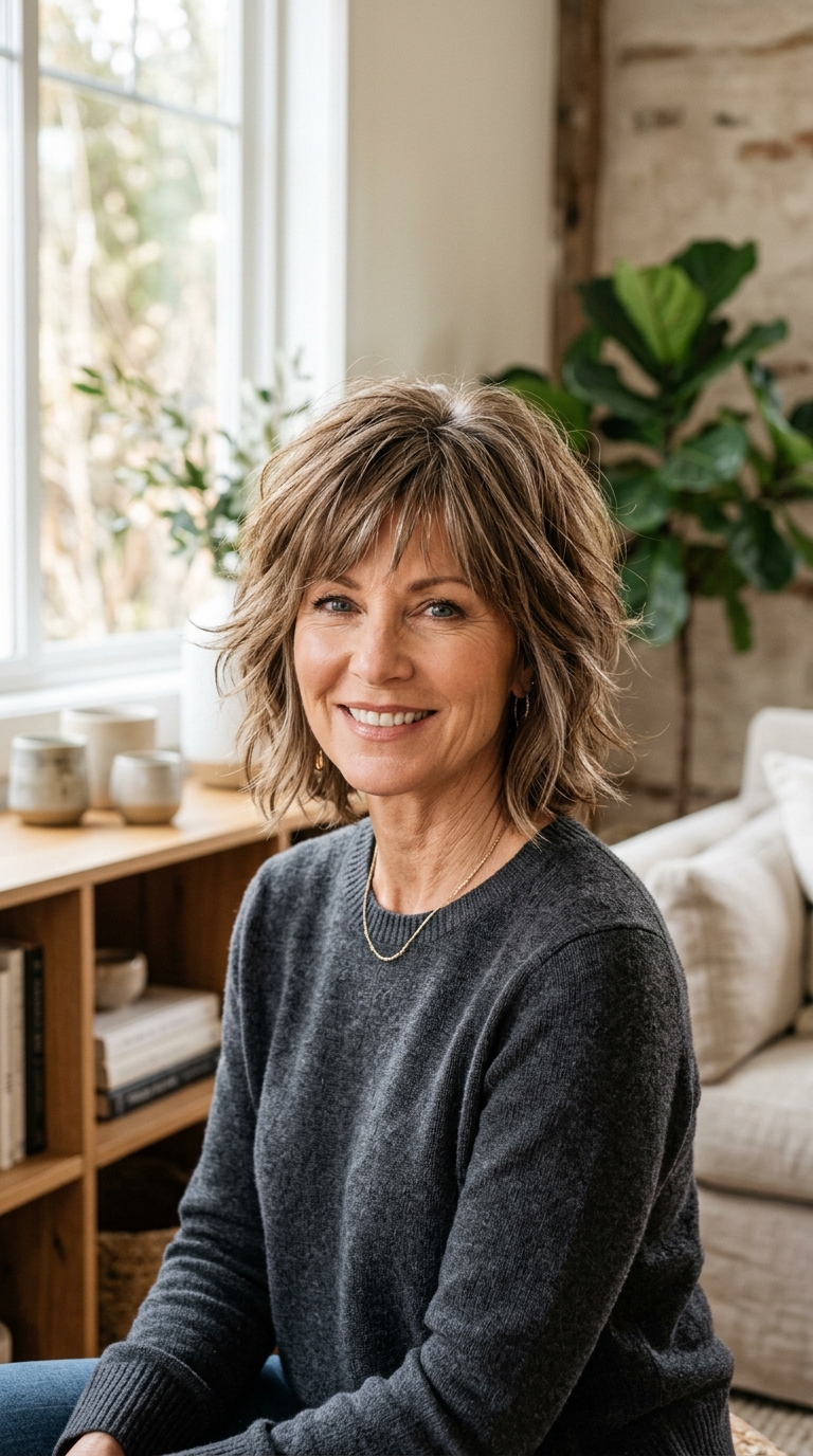 Razor Cut Shag Bob