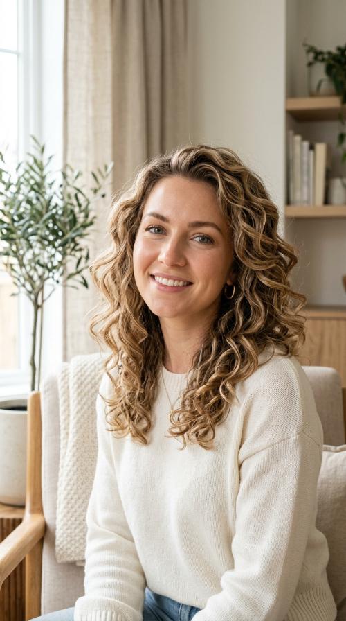 Retro-Inspired Loose Curls