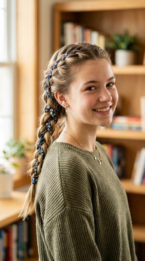 Ribbon-Intertwined Braid