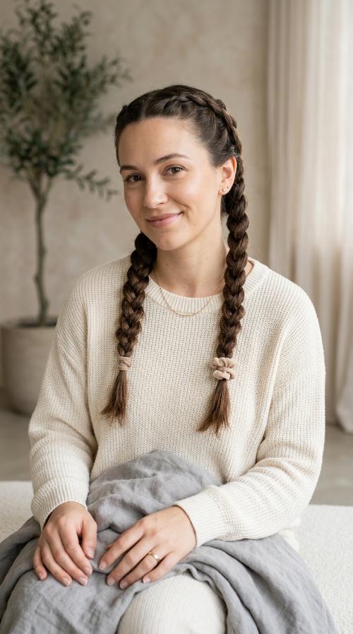 Rope Twisted Pigtails
