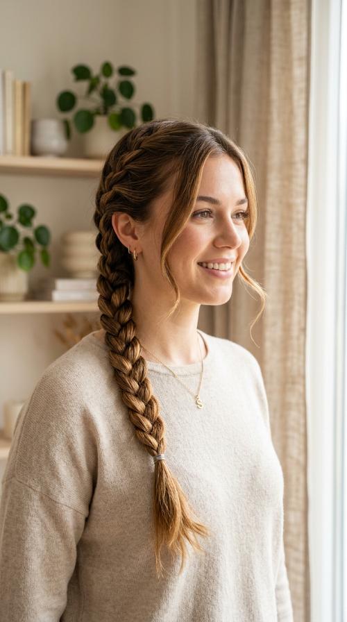 Rope Twisted Side Braid