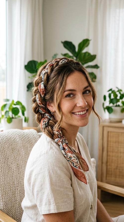 Scarf-Intertwined Braid