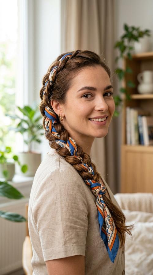 Scarf-Interwoven Braid