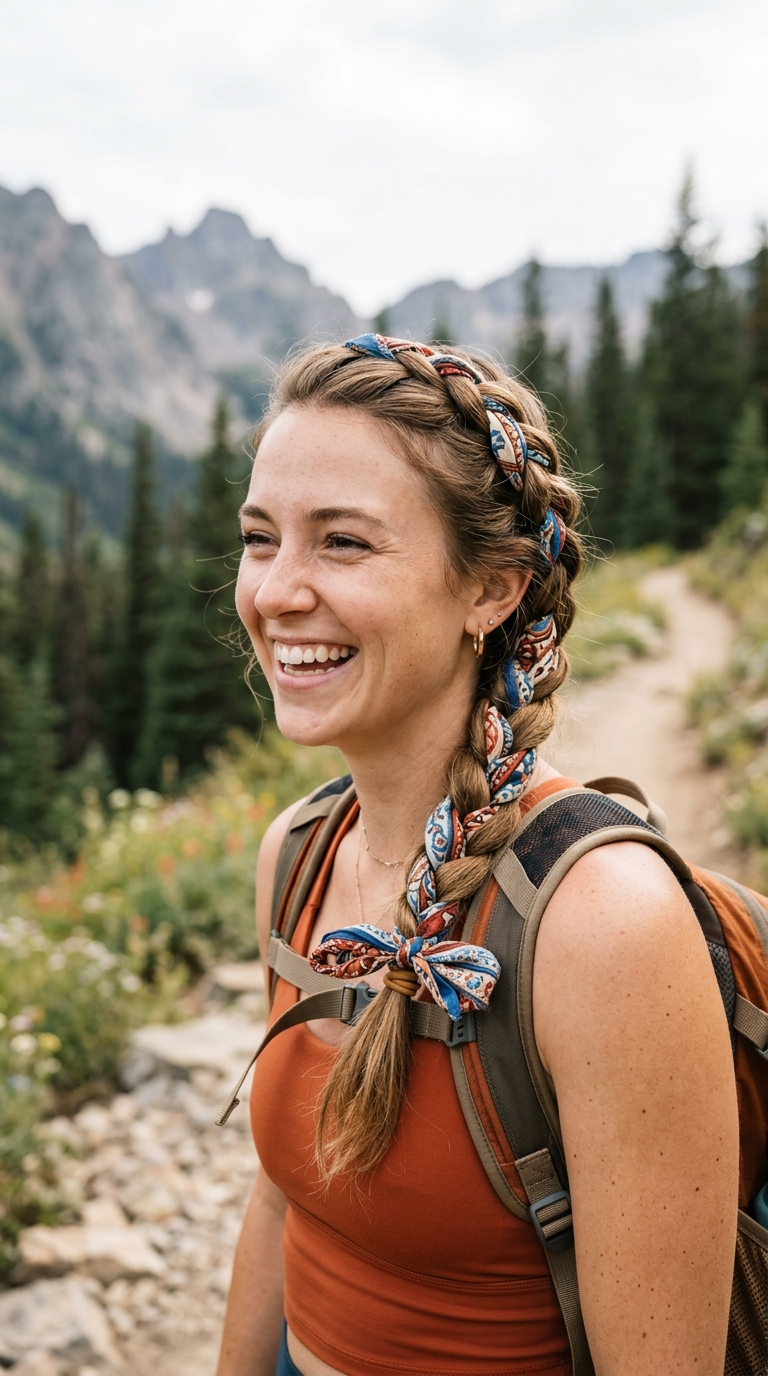 Scarf-Wrapped Braid