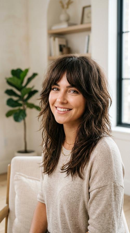 Shag for Thick, Heavy Hair
