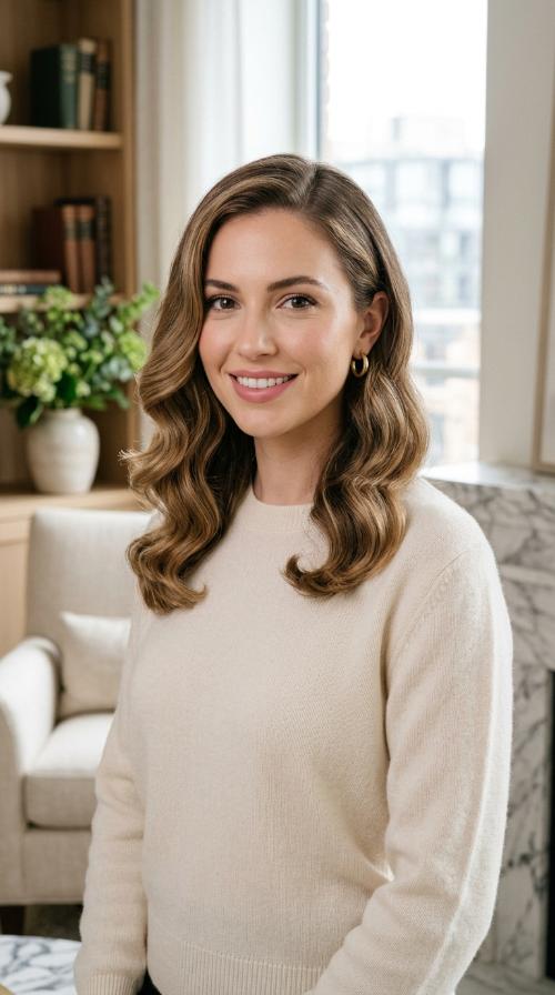 Shoulder-Length Hollywood Waves