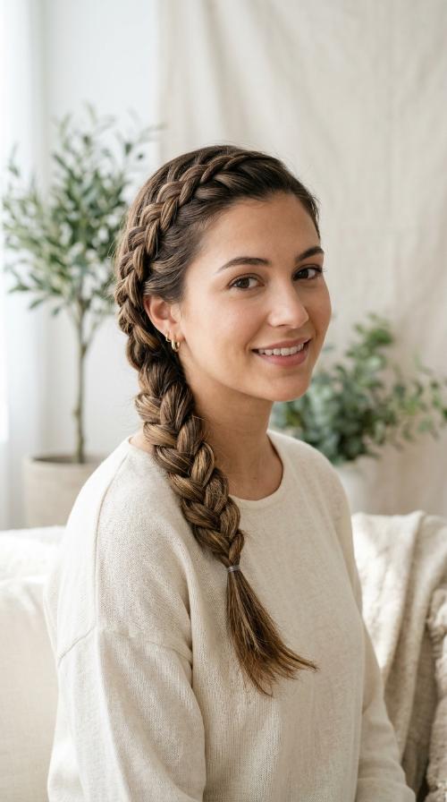 Side Dutch Braid