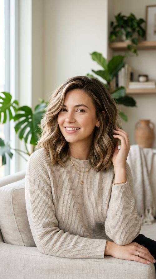 Side-Parted Volume Lob