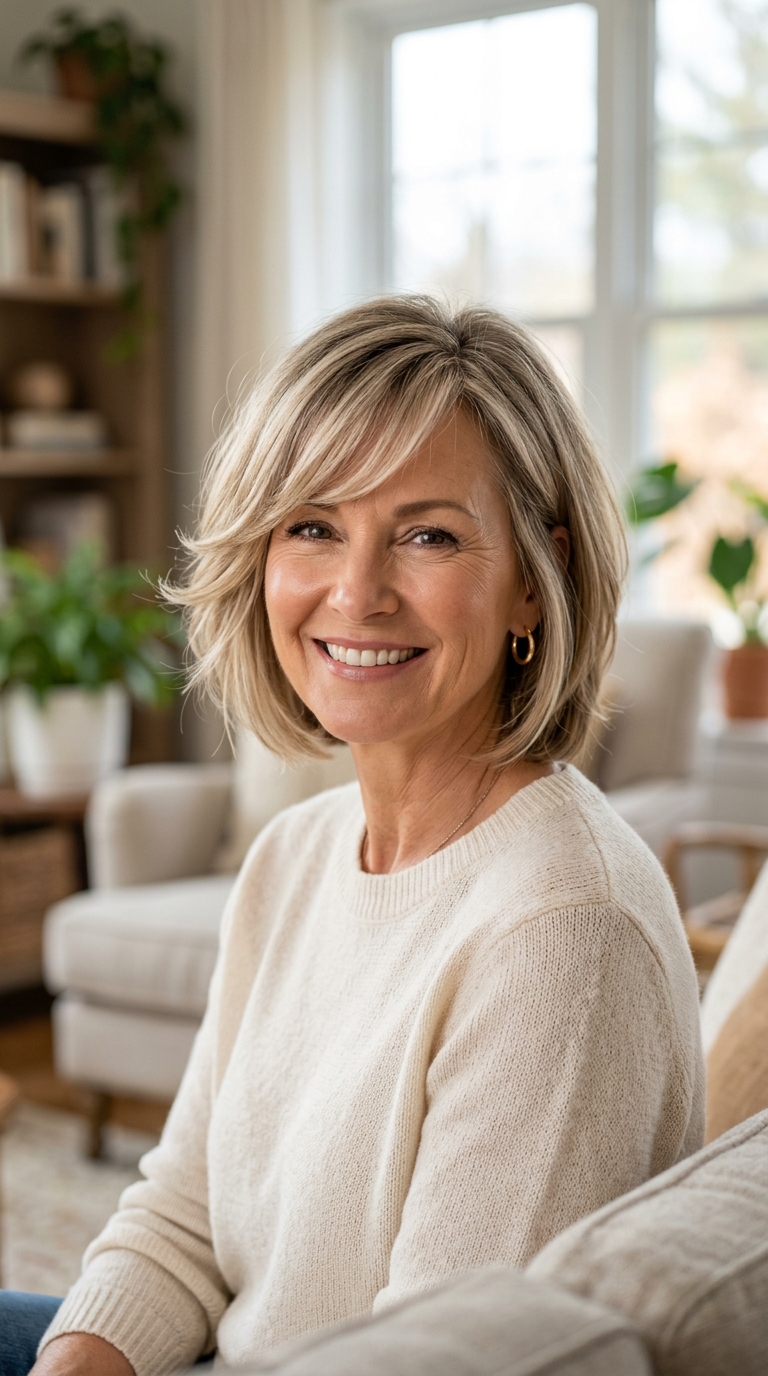 Side-Swept Bangs