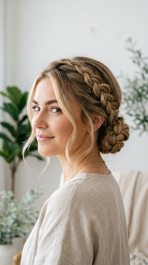 Side-Swept Dutch Braid