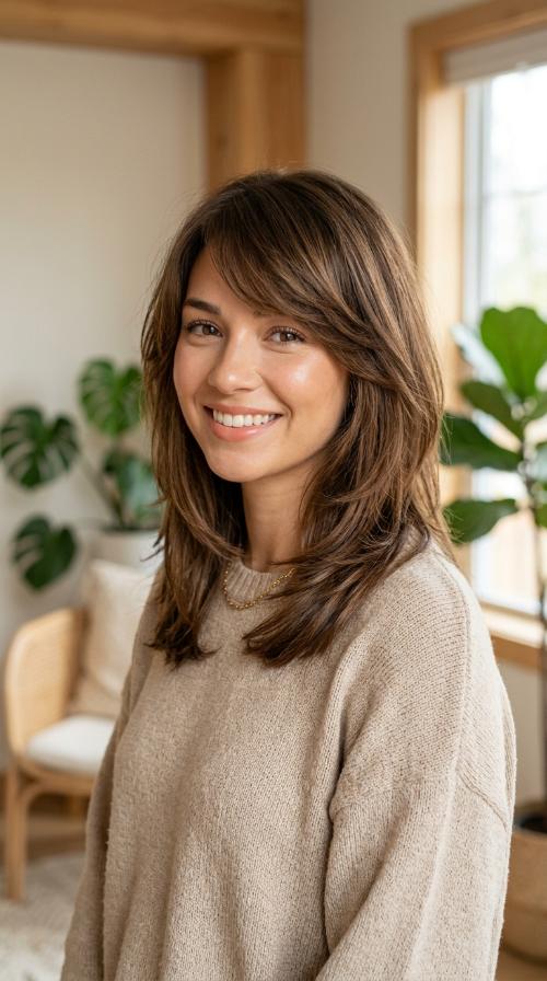 Side-Swept Layered Fringe
