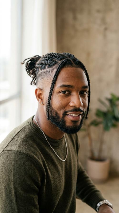 Single Braids with Undercut