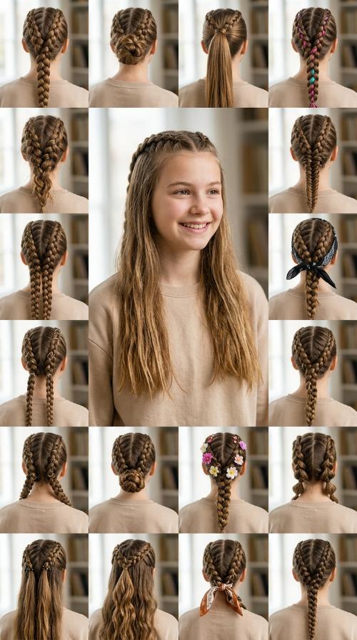 Single Center Dutch Braid