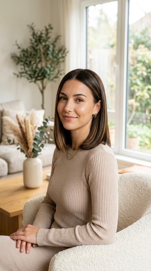 Sleek Blunt Lob