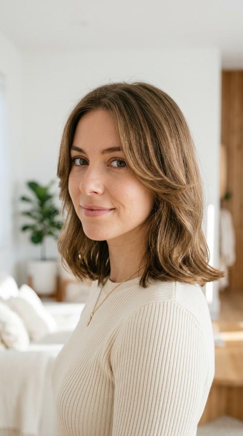 Sleek Face-Framing Layers