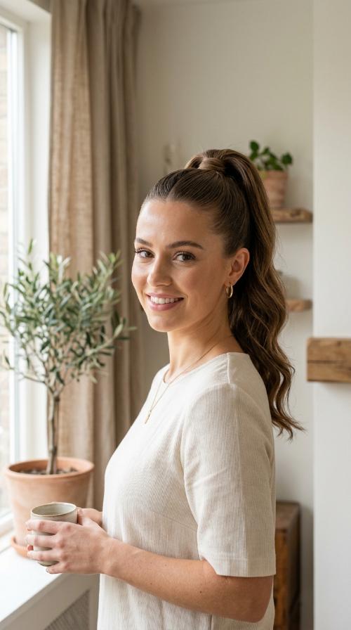 Sleek High Ponytail