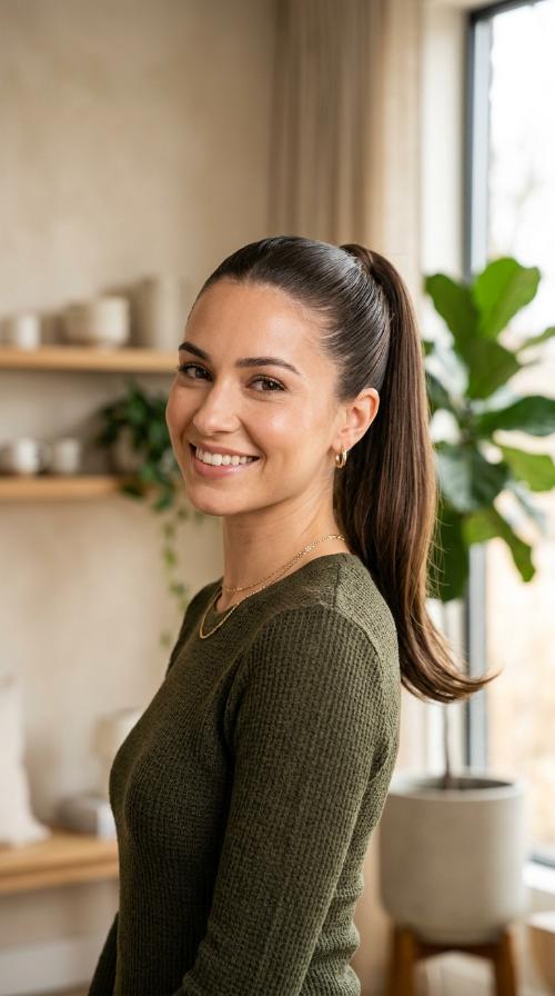 Sleek High Ponytail